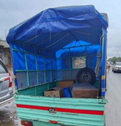 Truck and vehicle tarpaulin 2